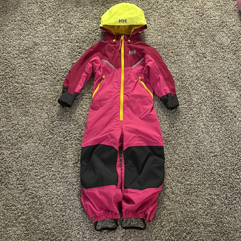 Helly Hansen Kids' Storm Waterproof Playsuit. Size